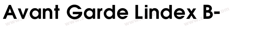 Avant Garde Lindex B字体转换